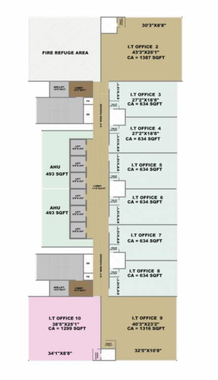  cyber code Cyber Code Cluster Plan for 7th Floor