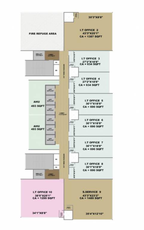  cyber code Cyber Code Cluster Plan from 11th to 19th Floor