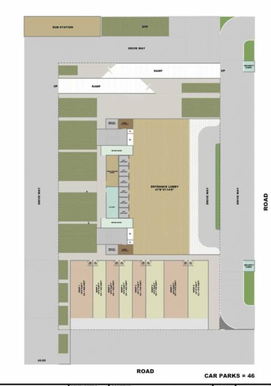  cyber code Cyber Code Ground Floor Cluster Plan