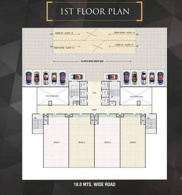  plan s business park Plan S Business Park Cluster Plan for 1st Floor