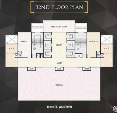 plan-s-business-park Plan S Business Park Cluster Plan for 32th Floor
