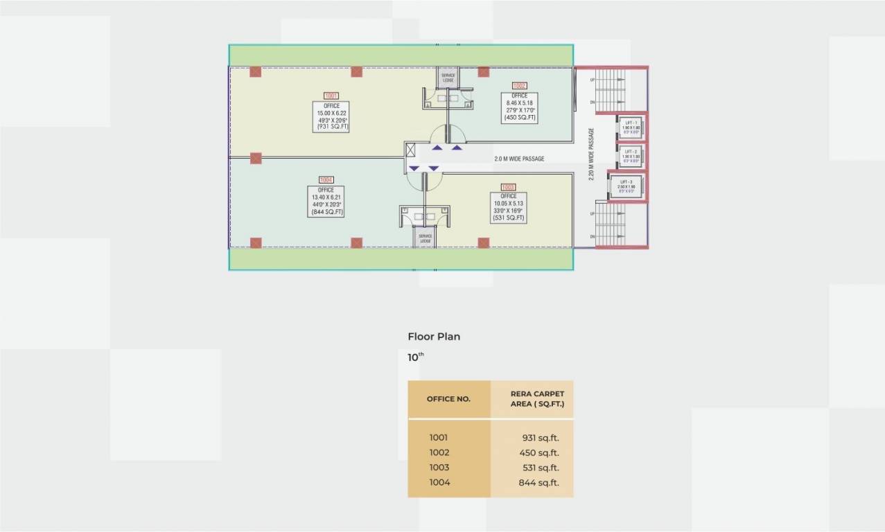  gateway Gateway Cluster Plan for 10th Floor