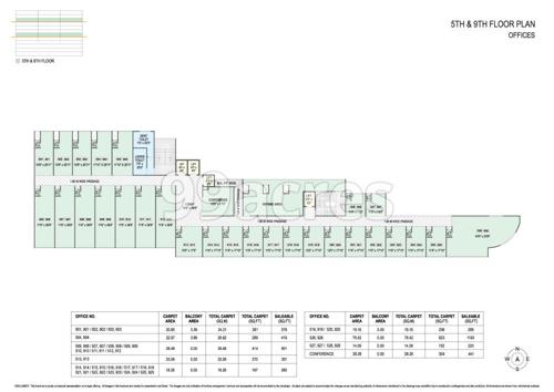  41-city-hub 41 City Hub Building Cluster Plan for 5th & 9th Floor