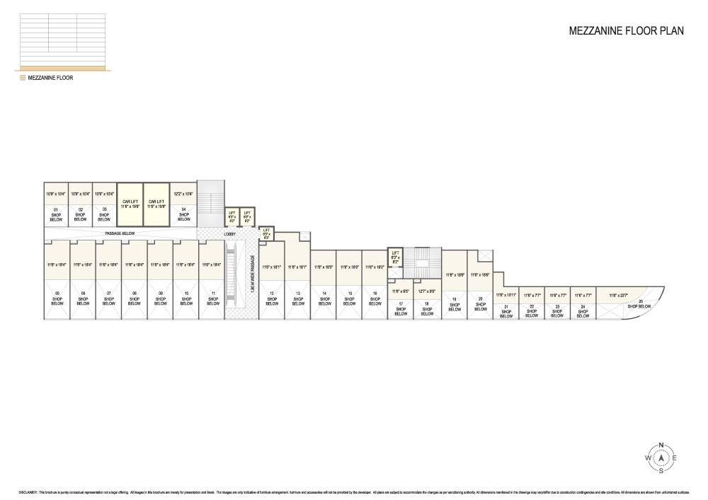  41 city hub 41 City Hub Building Cluster Plan for Mezzanine