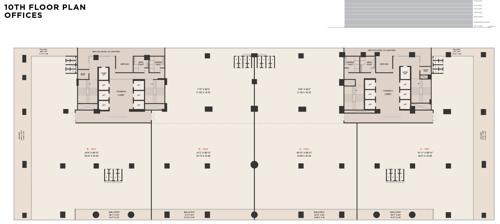  business-bay Gokhale Business Bay Cluster Plan for 10th Floor