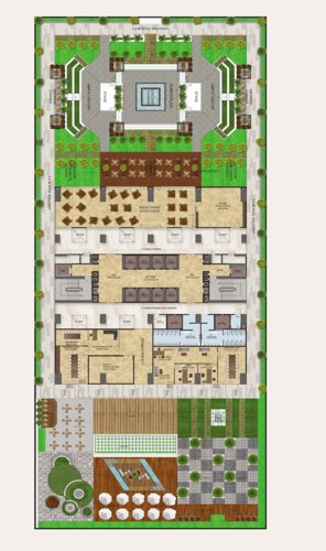 shreeji-destiny Shreeji Destiny Typical Floor Cluster Plan