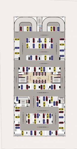  shreeji-destiny Shreeji Destiny Typical Floor Cluster Plan