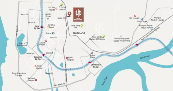  shreeji-destiny Location Plan