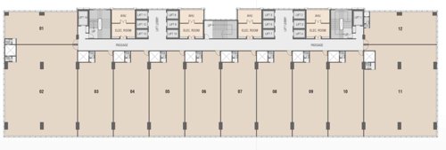  business-park Business Park Cluster Plan For Typical Floor Plan