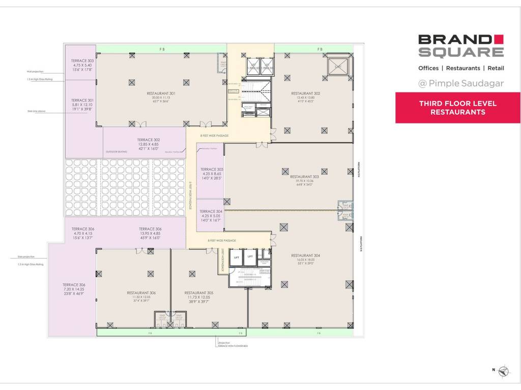  brand square Brand Square Cluster Plan for 3rd Floor