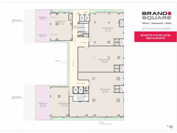  brand-square Brand Square Cluster Plan for 7th Floor