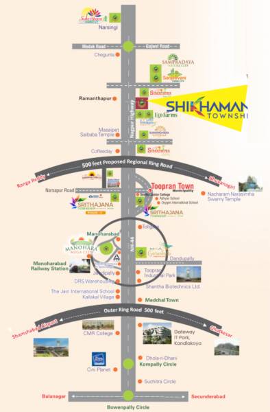 shikha-mani-township Location Plan