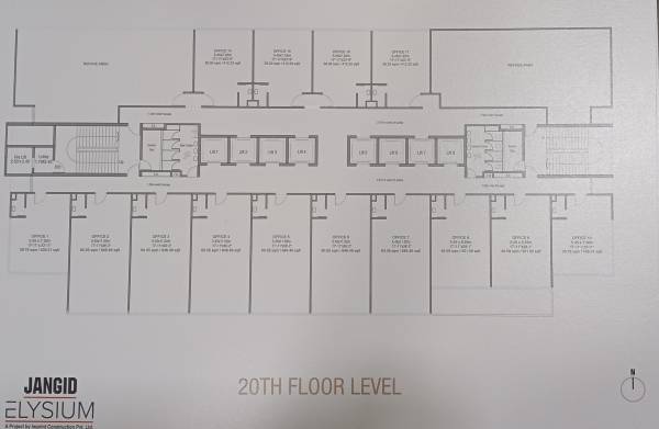  jangid-elysium Jangid Elysium Cluster Plan for 20th Floor