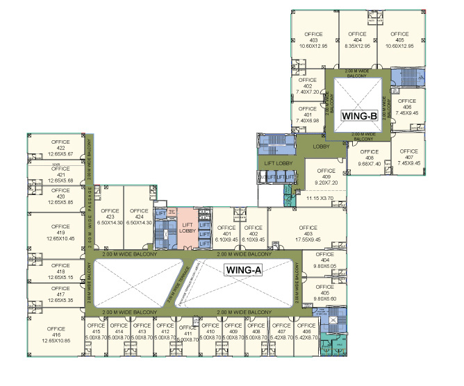  empress Wing A And B Cluster Plan For 4th Floor
