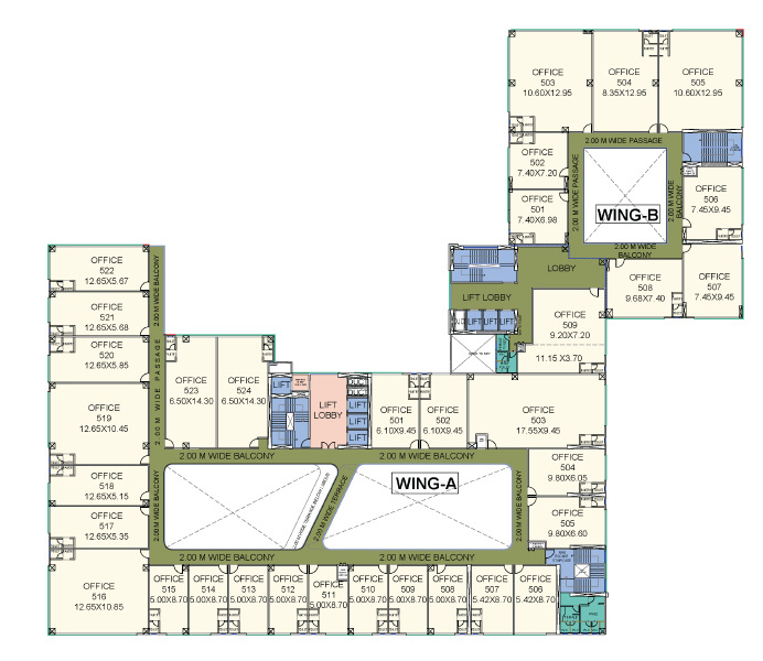  empress Wing A And B Cluster Plan For 5th Floor