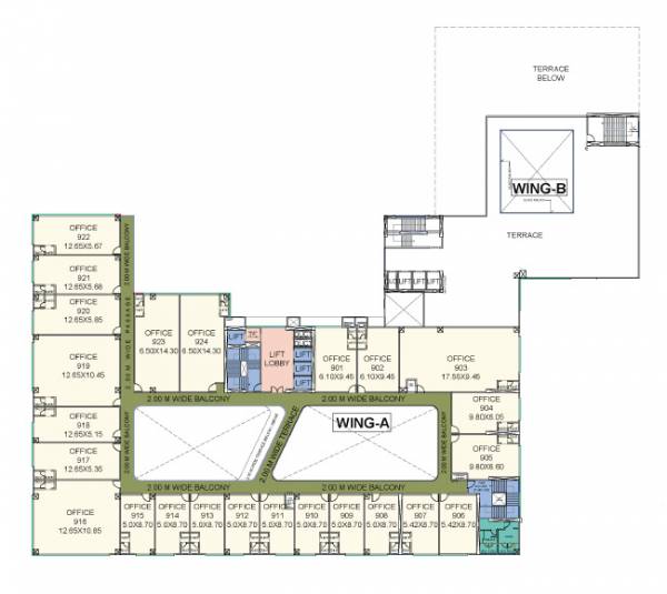  empress Wing A And B Cluster Plan For 9th Floor