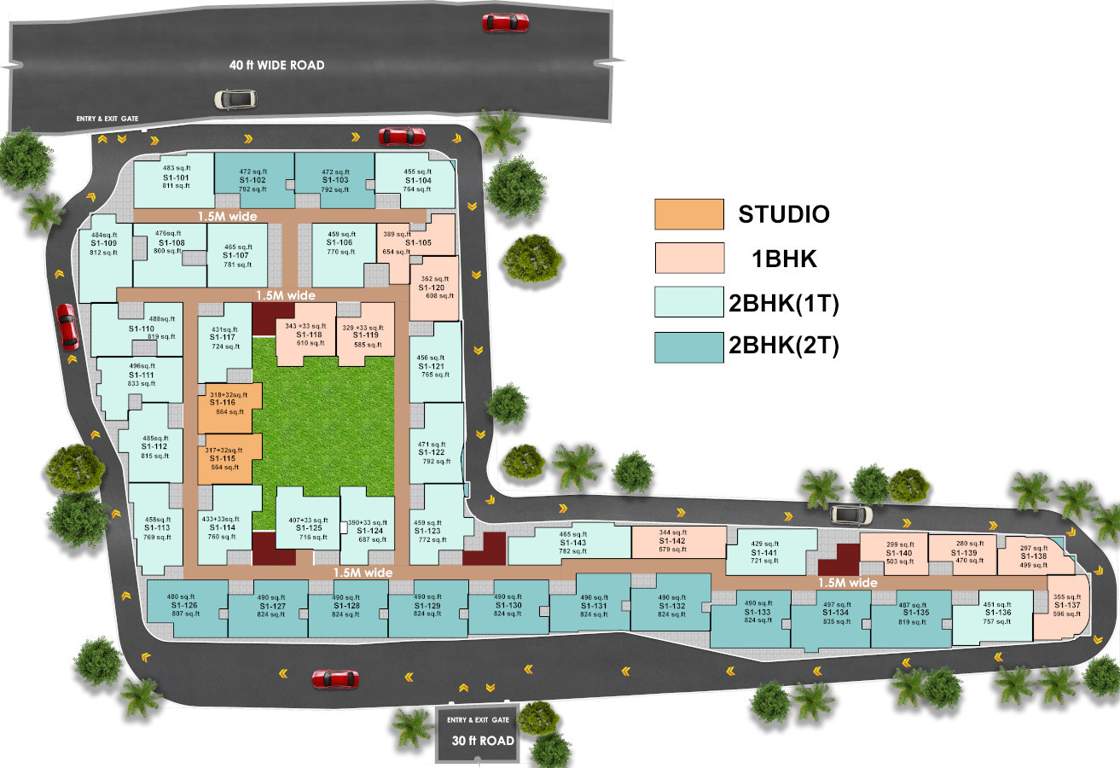  srishti Layout Plan