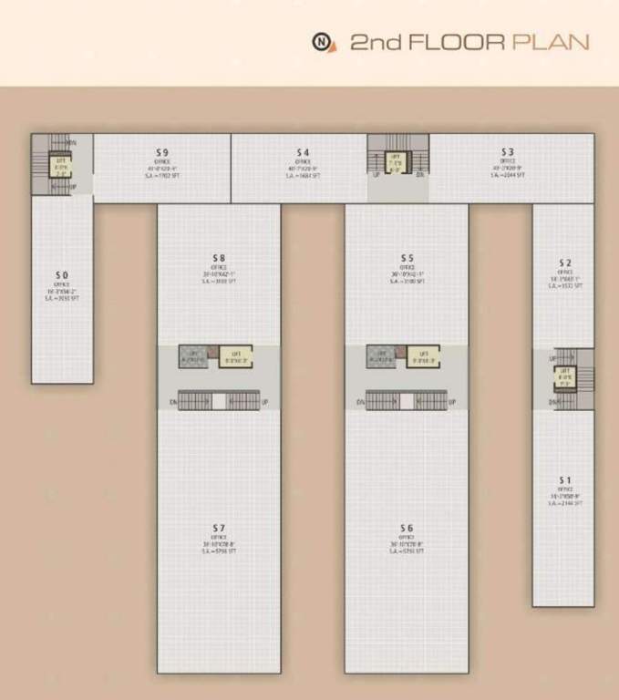  ofira business hub Ofira Business Hub Cluster Plan for 2nd Floor