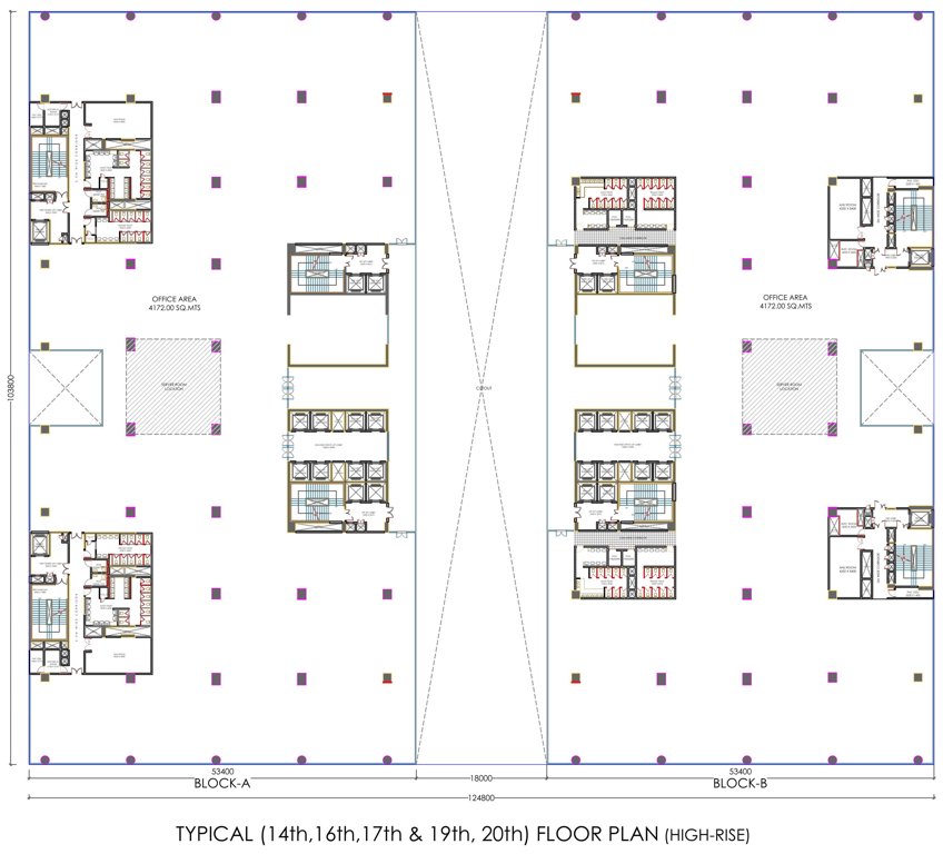  windsor park Windsor Park Cluster Plan For 14th, 16th, 17th, 19th, 20th Floor