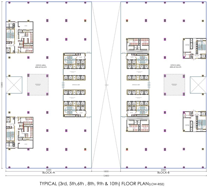  windsor park Windsor Park Cluster Plan For 3rd, 5th, 6th, 8th, 9th, 10th Floor