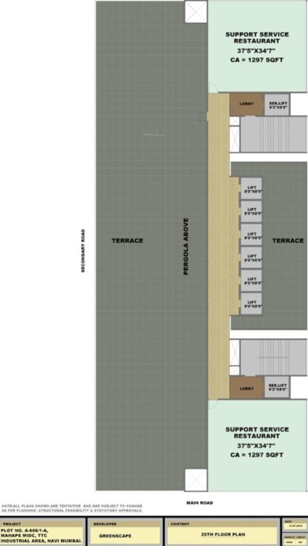  cyber works Cyber Works Cluster Plan For 25th Floor