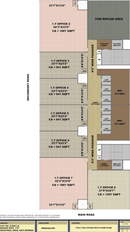  cyber works Cyber Works Cluster Plan For 7th, 11th, 15th, 16th Floor