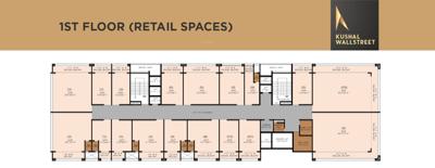  kushal-wall-street Kushal Wall Street Cluster Plan for 1st Floor