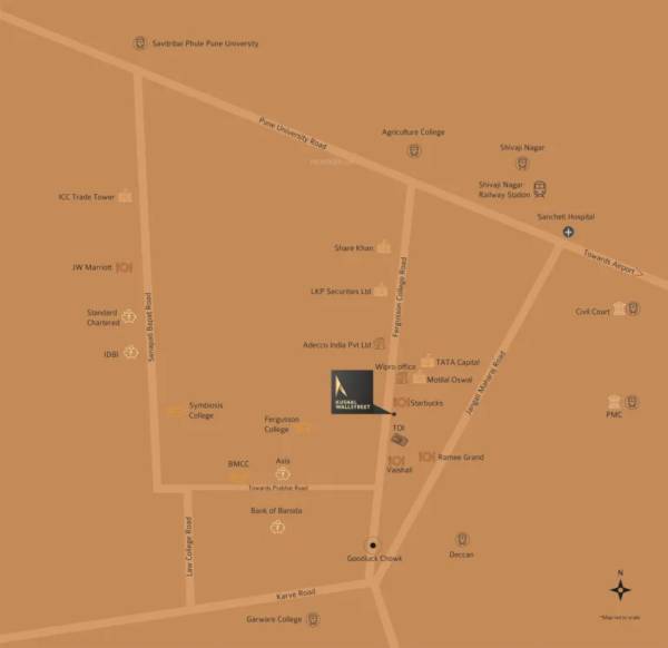  kushal-wall-street Location Plan