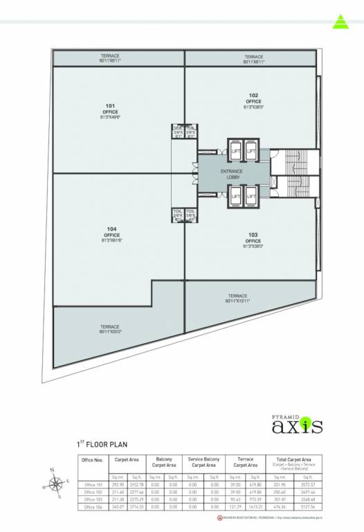  axis Axis Cluster Plan