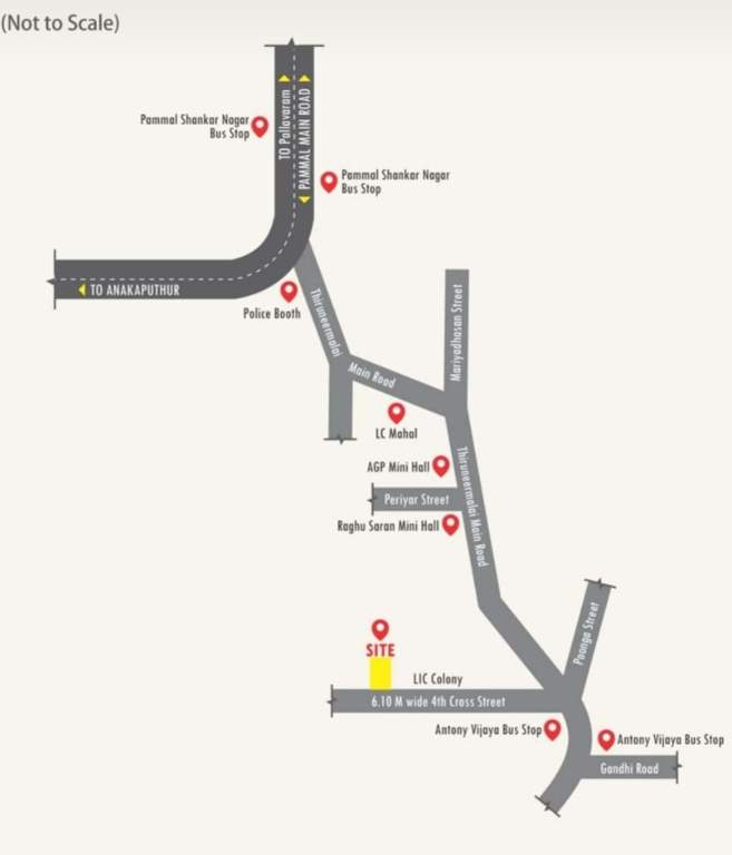  ojas apartment Location Plan