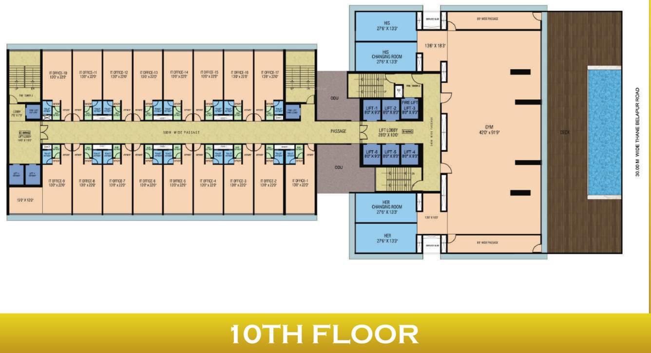  plan m business park Plan M Business Park Cluster Plan For 10th Floor
