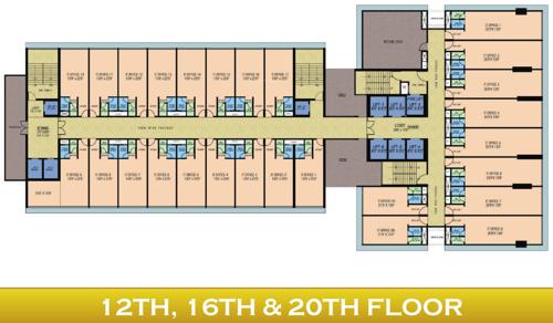  plan-m-business-park Plan M Business Park Cluster Plan For 12th, 16th And 20th  Floor