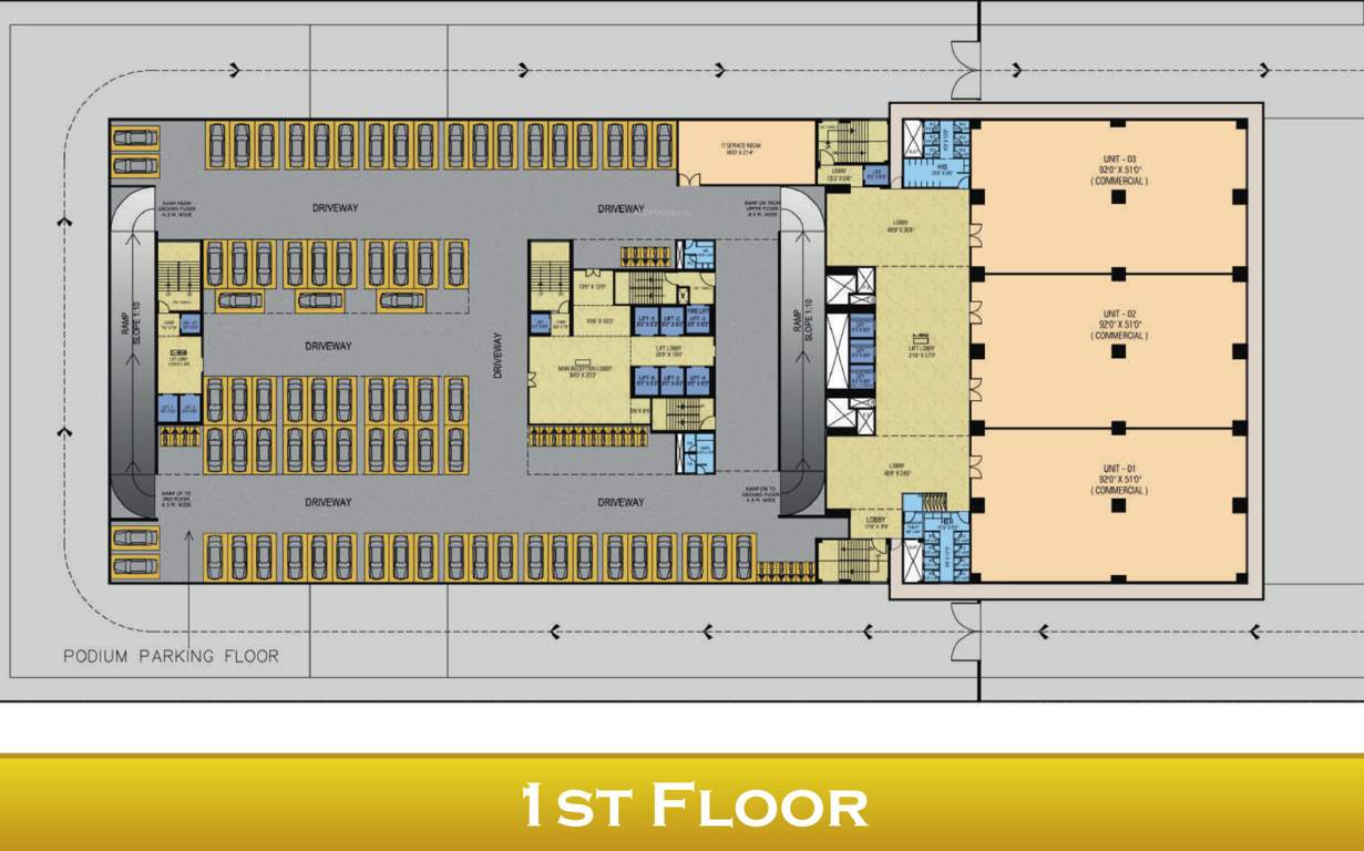  plan m business park Plan M Business Park Cluster Plan For 1st Floor