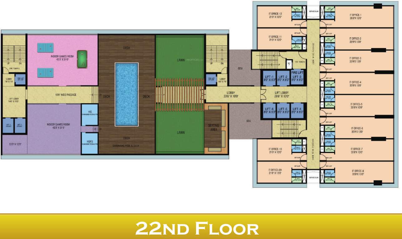  plan m business park Plan M Business Park Cluster Plan For 22th Floor