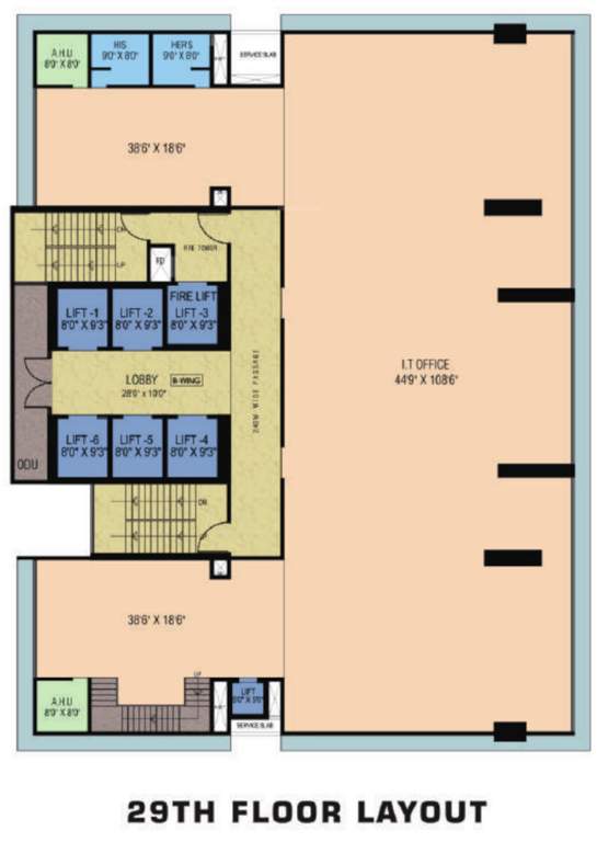  plan m business park Plan M Business Park Cluster Plan For 29th Floor