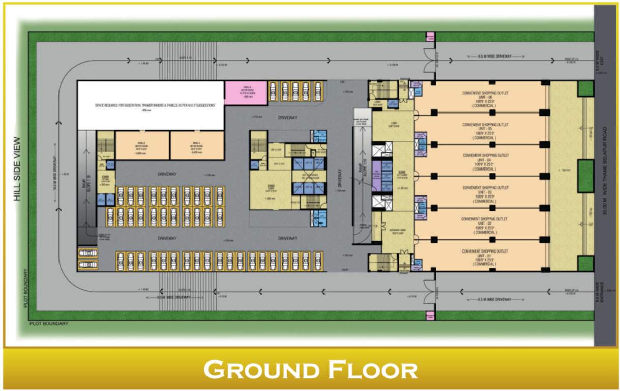  plan m business park Plan M Business Park Cluster Plan For Ground Floor