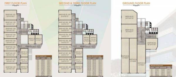  valencia Valencia Cluster Plan from ground to 3rd Floor