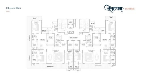  atulyam-the-bliss Block 1A Cluster Plan