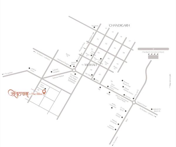  atulyam-the-bliss Location Plan
