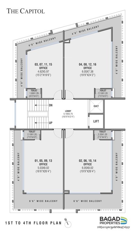  the capitol The Capitol Cluster Plan from 1st to 14th Floor