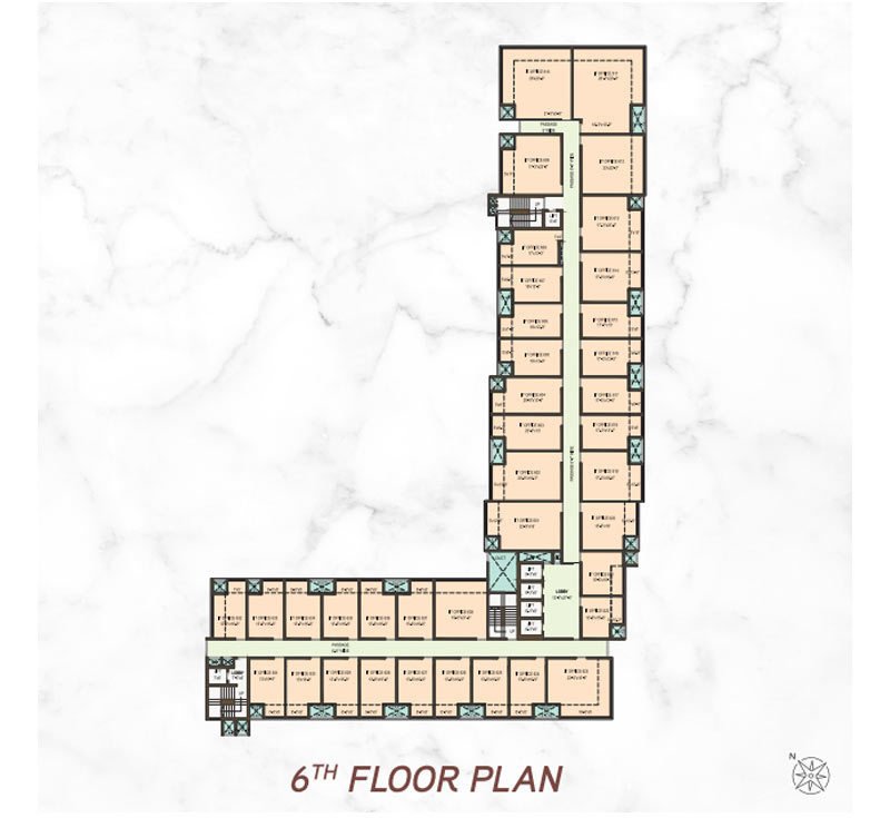  centura square Centura Square Cluster Plan for 6th Floor