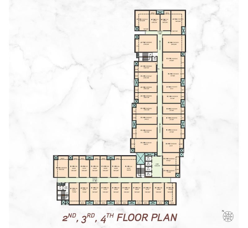  centura square Centura Square Cluster Plan from 2nd to 4th Floor