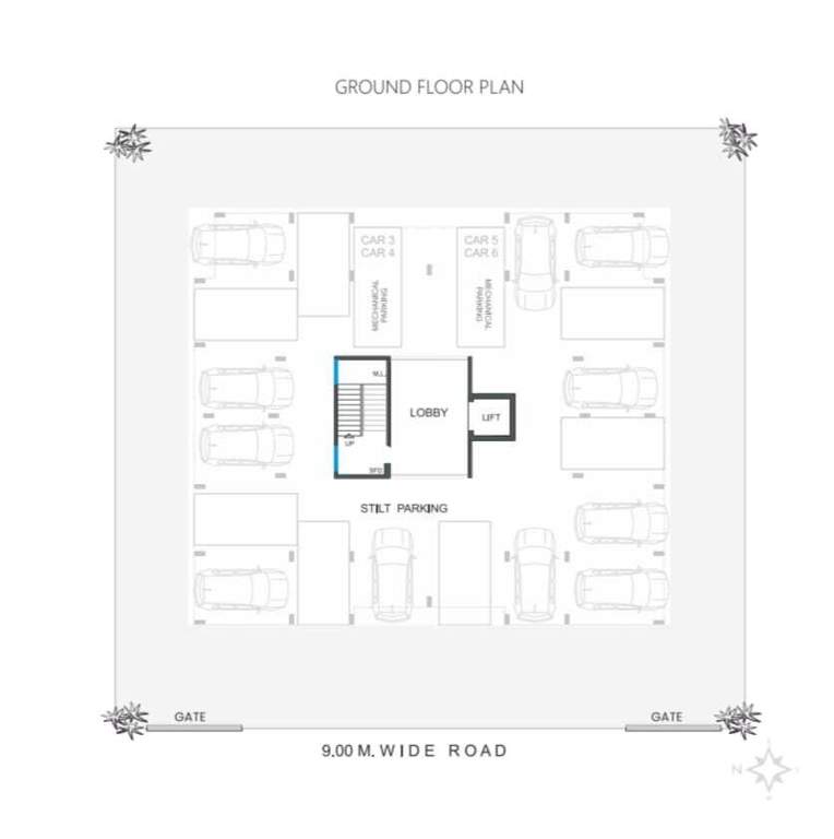  heights Gajanan Heights Cluster Plan