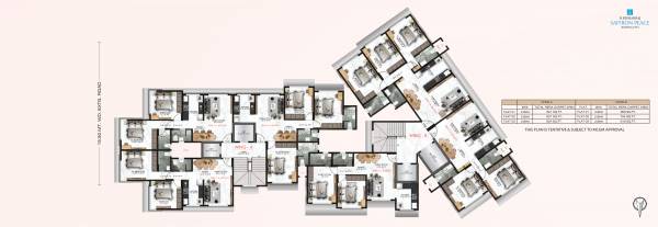  saffron-peace Saffron Peace Cluster Plan for Typical Floor