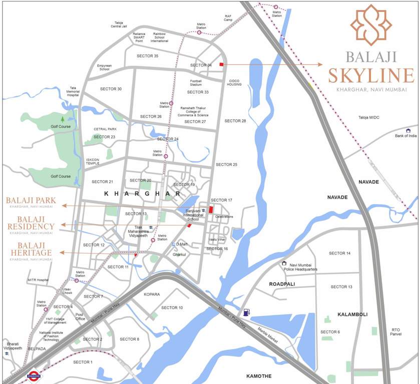  balaji skyline Location Plan