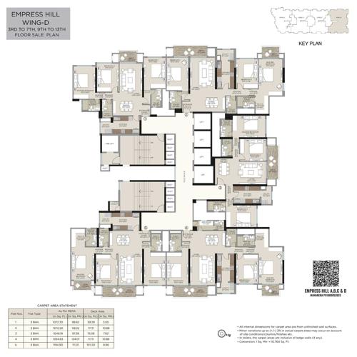  empress-hill-a-b-c-and-d-wings Empress Hill A B C And D Wings Cluster Plan