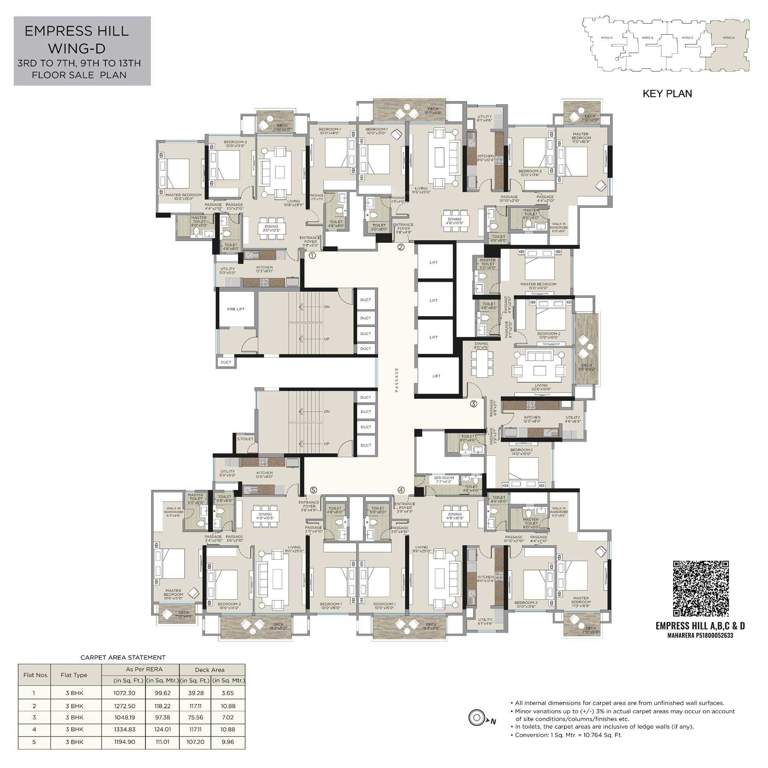  empress hill a b c and d wings Empress Hill A B C And D Wings Cluster Plan