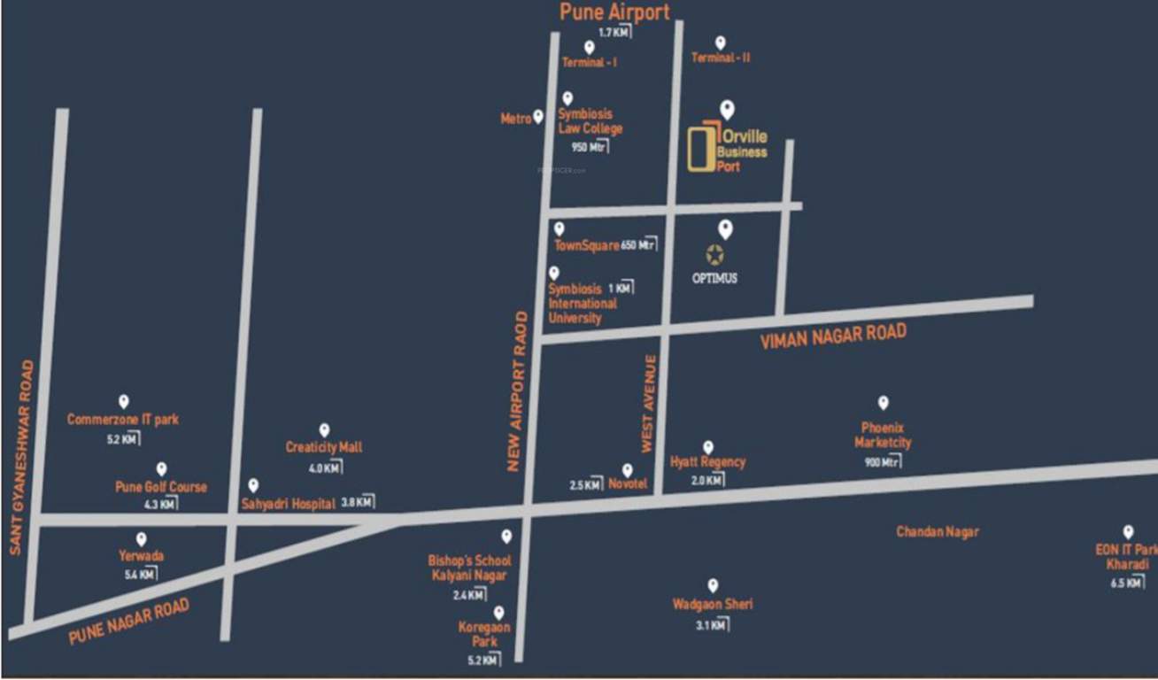  orville business port Location Plan