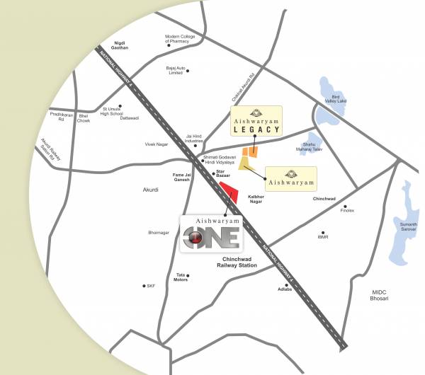  aishwaryam-one Location Plan