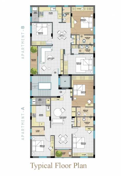  analah Analah Cluster Plan from 1st to 3rd Floor